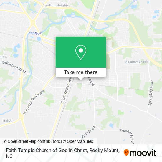 Mapa de Faith Temple Church of God in Christ