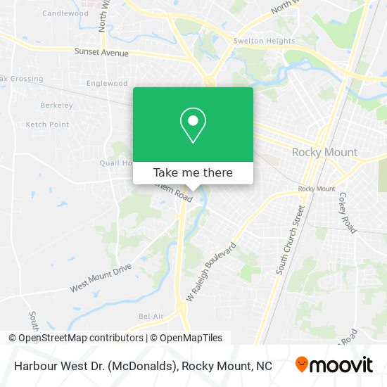 Mapa de Harbour West Dr. (McDonalds)
