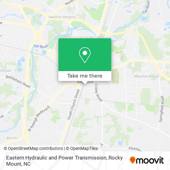 Eastern Hydraulic and Power Transmission map