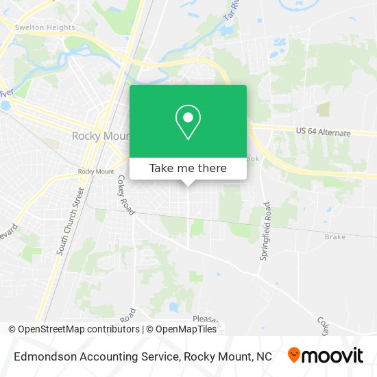 Edmondson Accounting Service map