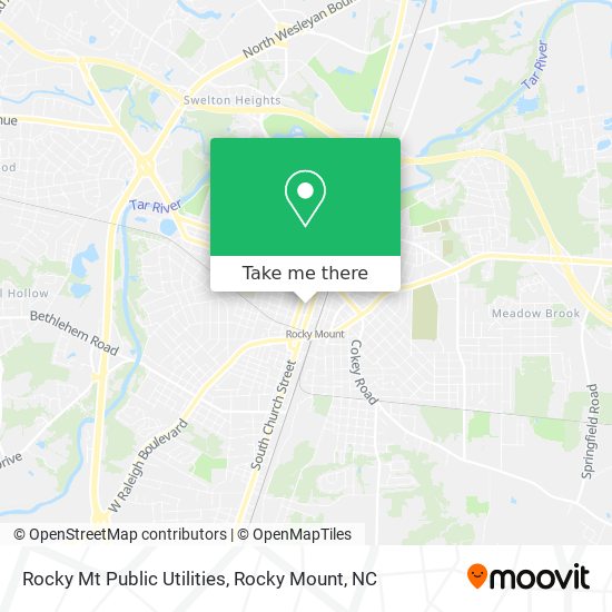 Mapa de Rocky Mt Public Utilities