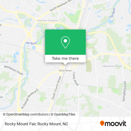 Rocky Mount Fair map