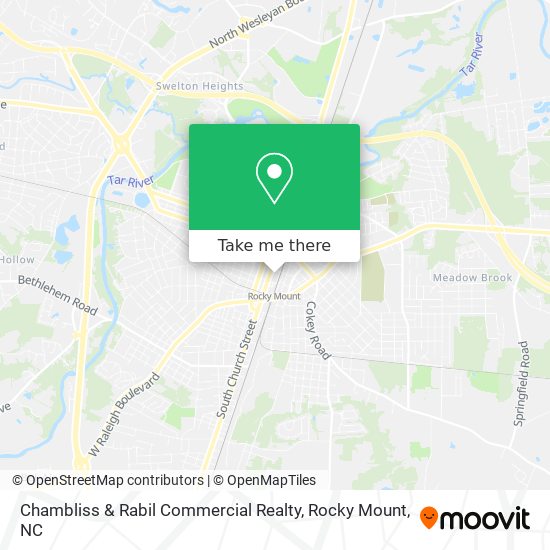 Chambliss & Rabil Commercial Realty map