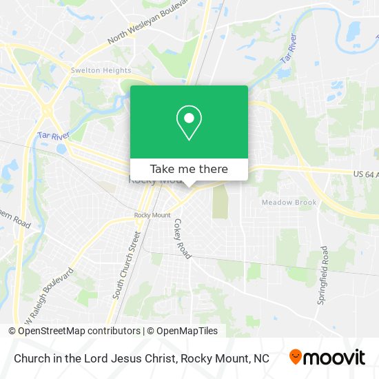 Church in the Lord Jesus Christ map