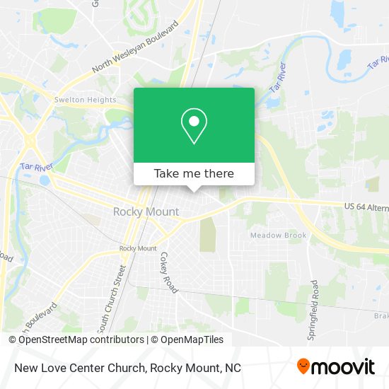 New Love Center Church map