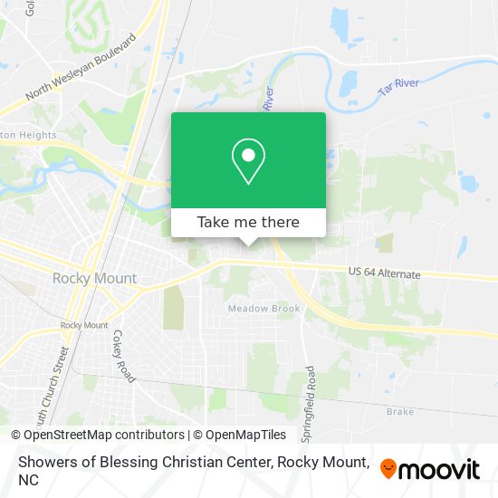 Mapa de Showers of Blessing Christian Center