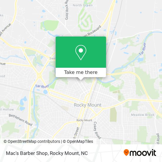 Mac's Barber Shop map
