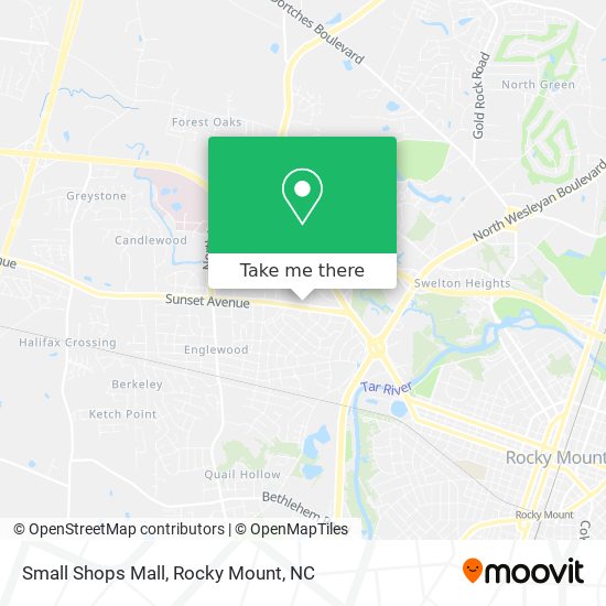 Small Shops Mall map