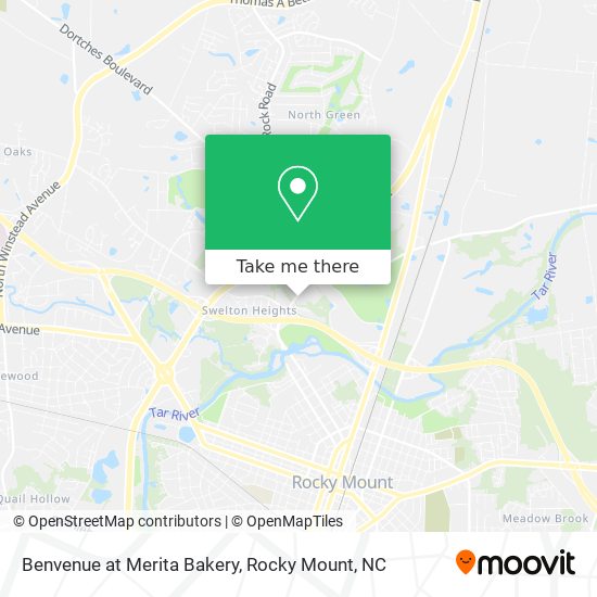 Mapa de Benvenue at Merita Bakery