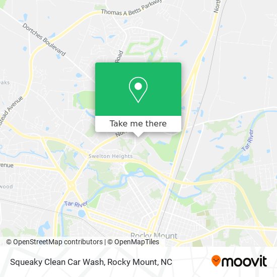 Mapa de Squeaky Clean Car Wash