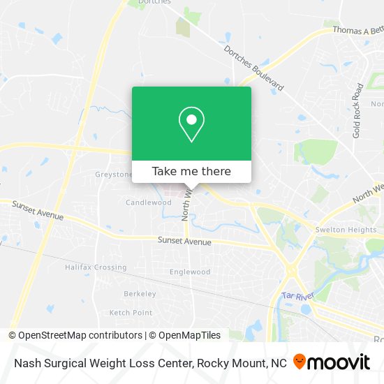 Nash Surgical Weight Loss Center map