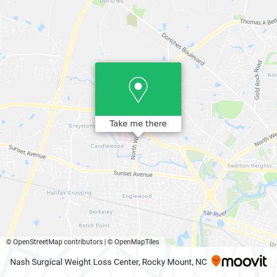 Mapa de Nash Surgical Weight Loss Center