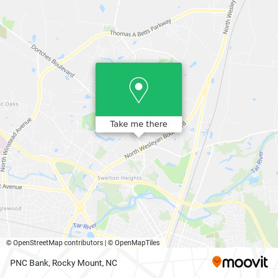 PNC Bank map