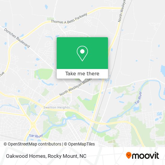 Mapa de Oakwood Homes