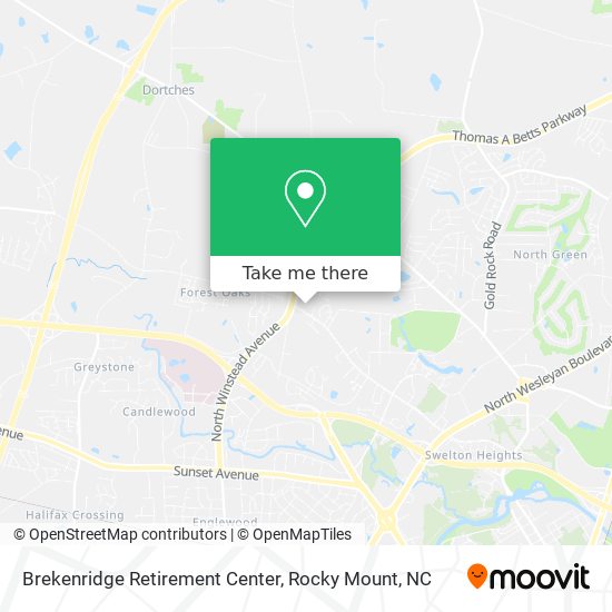 Mapa de Brekenridge Retirement Center