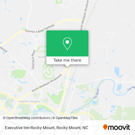 Executive Inn-Rocky Mount map