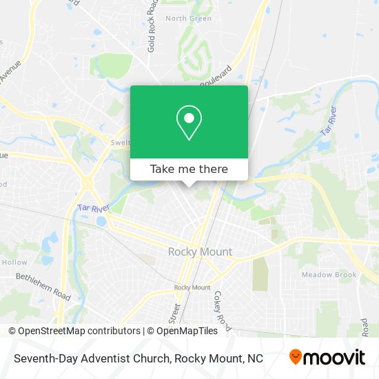 Seventh-Day Adventist Church map