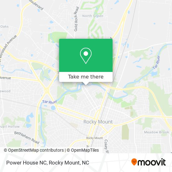 Power House NC map