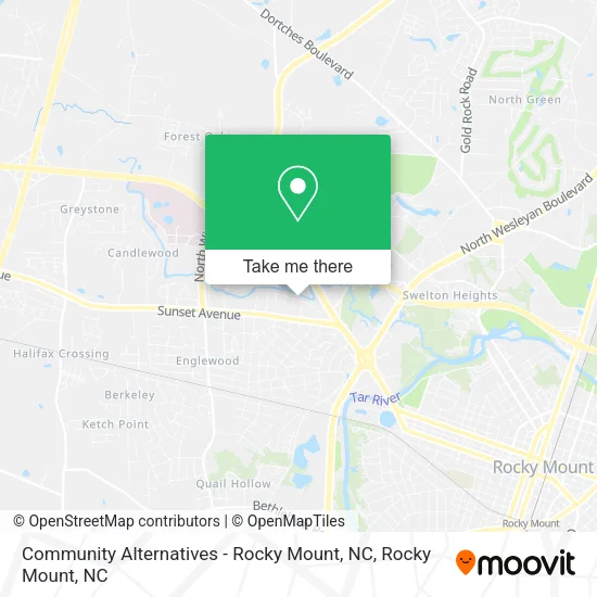 Community Alternatives - Rocky Mount, NC map