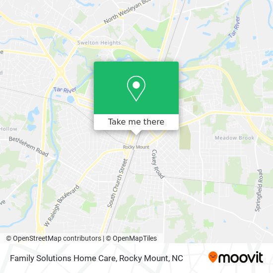 Family Solutions Home Care map