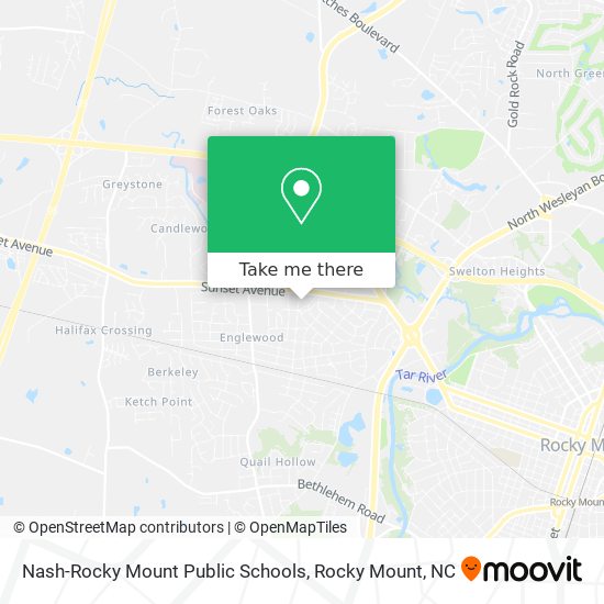 Nash-Rocky Mount Public Schools map