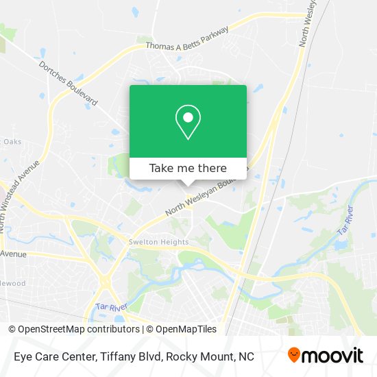 Mapa de Eye Care Center, Tiffany Blvd