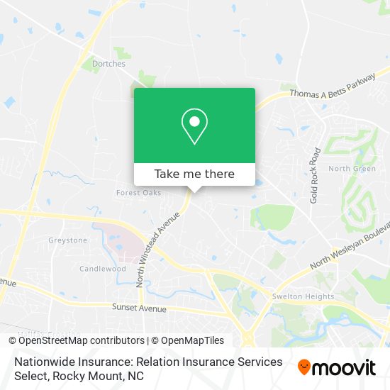 Nationwide Insurance: Relation Insurance Services Select map
