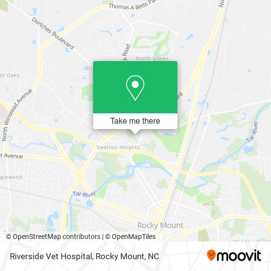 Riverside Vet Hospital map