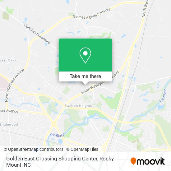 Mapa de Golden East Crossing Shopping Center