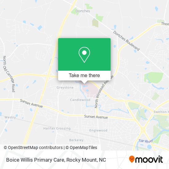 Boice Willis Primary Care map