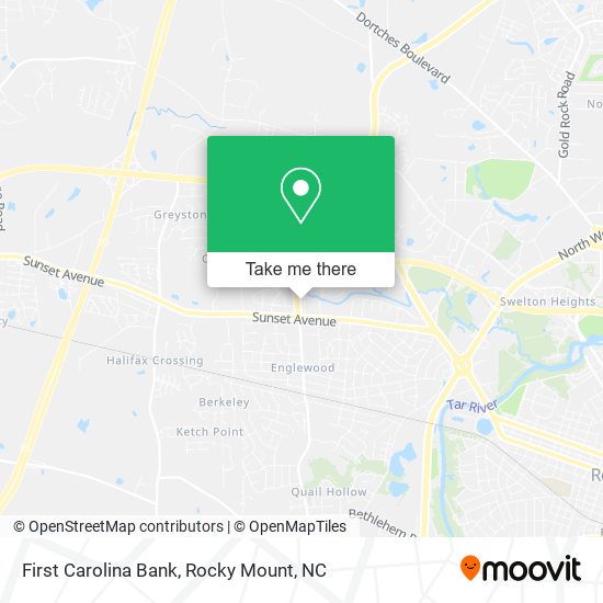 First Carolina Bank map