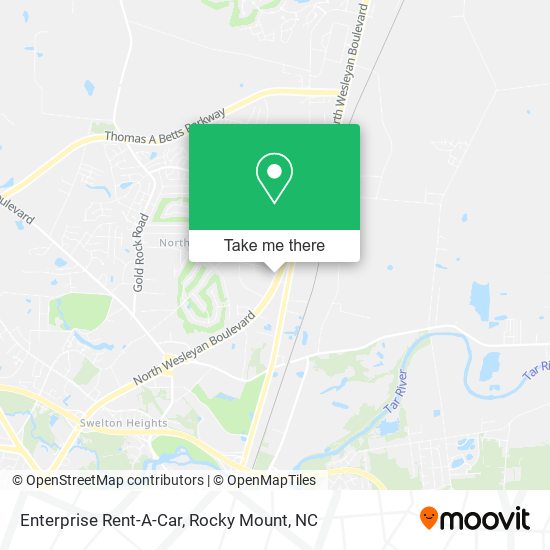 Enterprise Rent-A-Car map