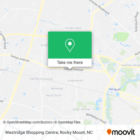 Mapa de Westridge Shopping Centre