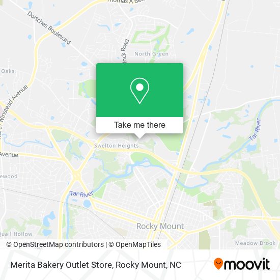 Merita Bakery Outlet Store map