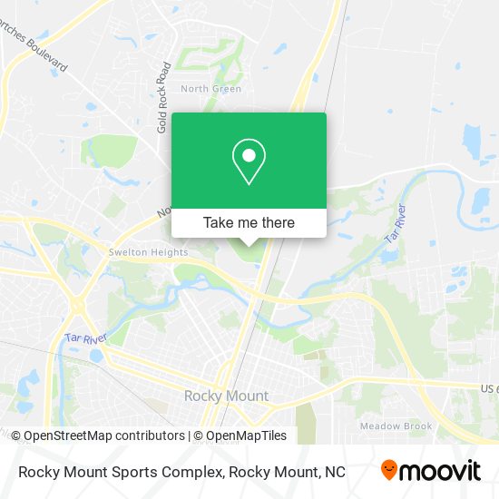 Rocky Mount Sports Complex map