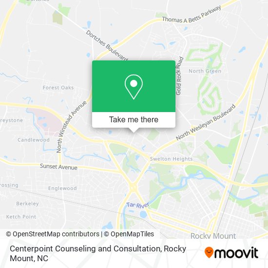 Centerpoint Counseling and Consultation map