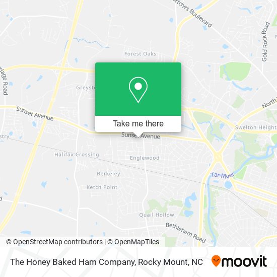 The Honey Baked Ham Company map