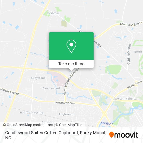 Candlewood Suites Coffee Cupboard map