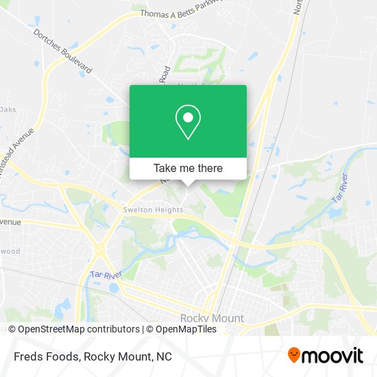 Freds Foods map