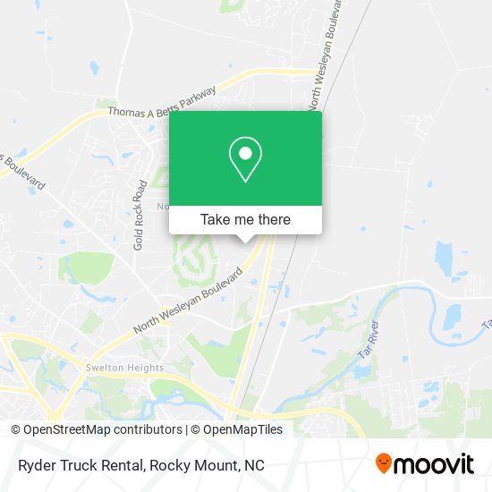 Ryder Truck Rental map