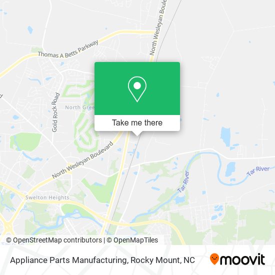 Appliance Parts Manufacturing map