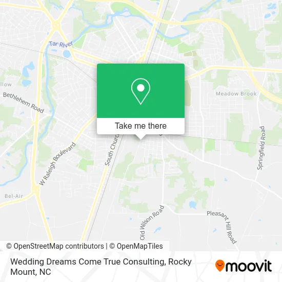 Wedding Dreams Come True Consulting map
