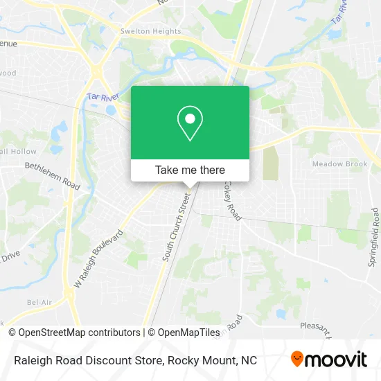 Raleigh Road Discount Store map