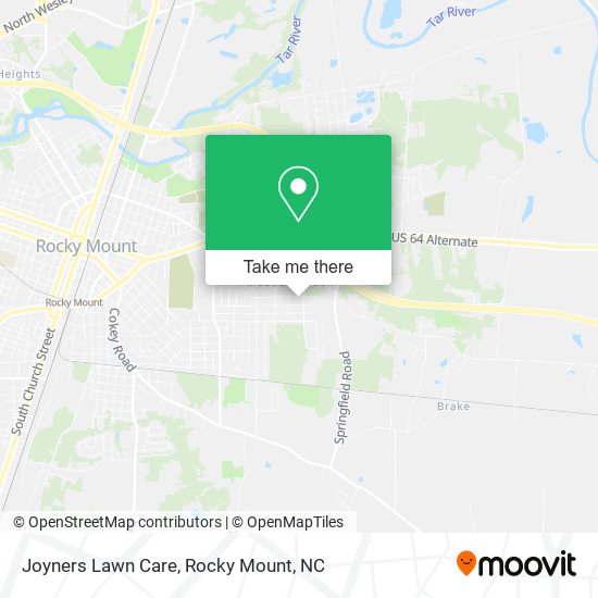 Joyners Lawn Care map