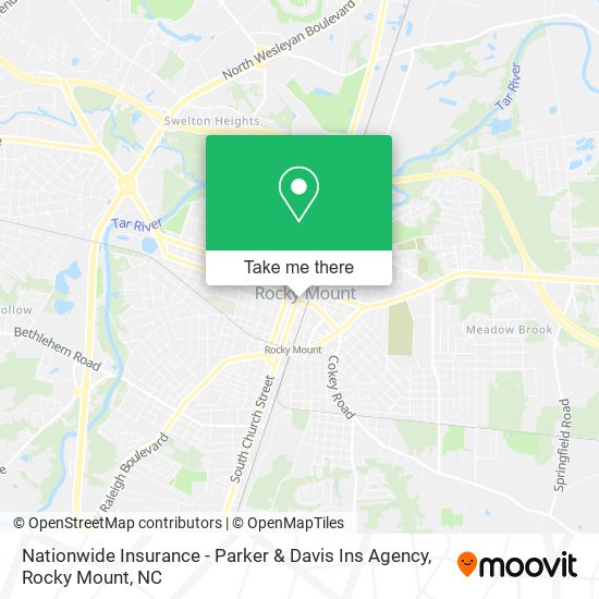 Nationwide Insurance - Parker & Davis Ins Agency map