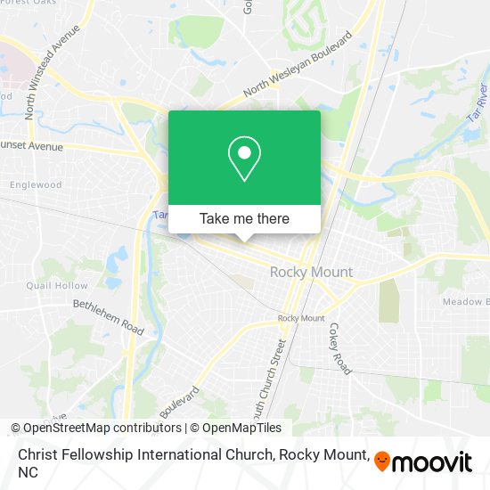 Mapa de Christ Fellowship International Church