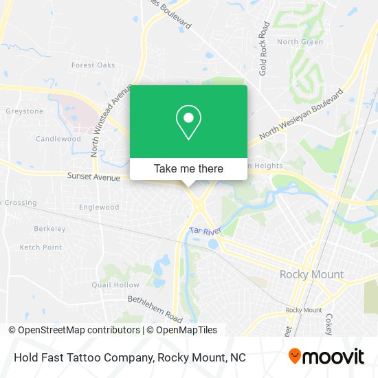 Mapa de Hold Fast Tattoo Company