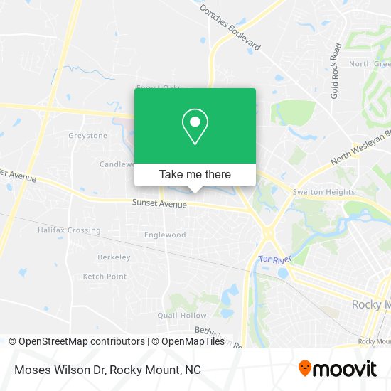 Moses Wilson Dr map