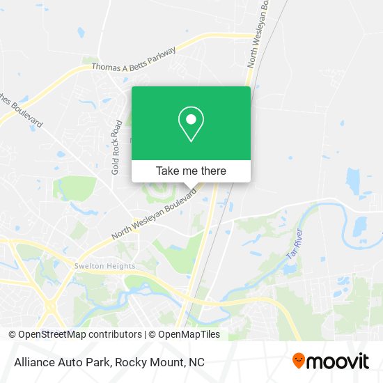 Alliance Auto Park map