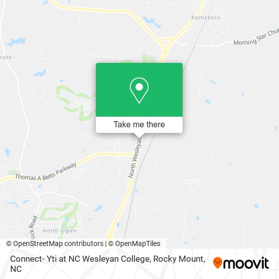 Connect- Yti at NC Wesleyan College map